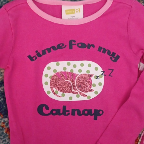 Crazy 8 cat pajamas - Picture 2 of 3
